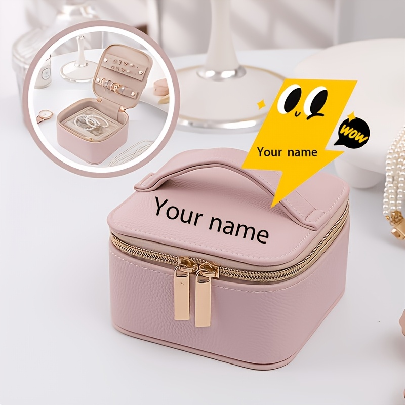 Custom Portable Travel Jewelry Storage Pouch, Multi-color